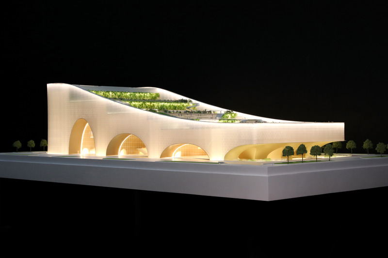 Press kit | 5204-01 - Press release | Hengqin Culture & Art Complex: A Beacon of Growth and a Bastion of Arts and Culture - Yunchao Xu/Atelier Apeiron - Institutional Architecture -  The model 01  - Photo credit: Yunchao Xu