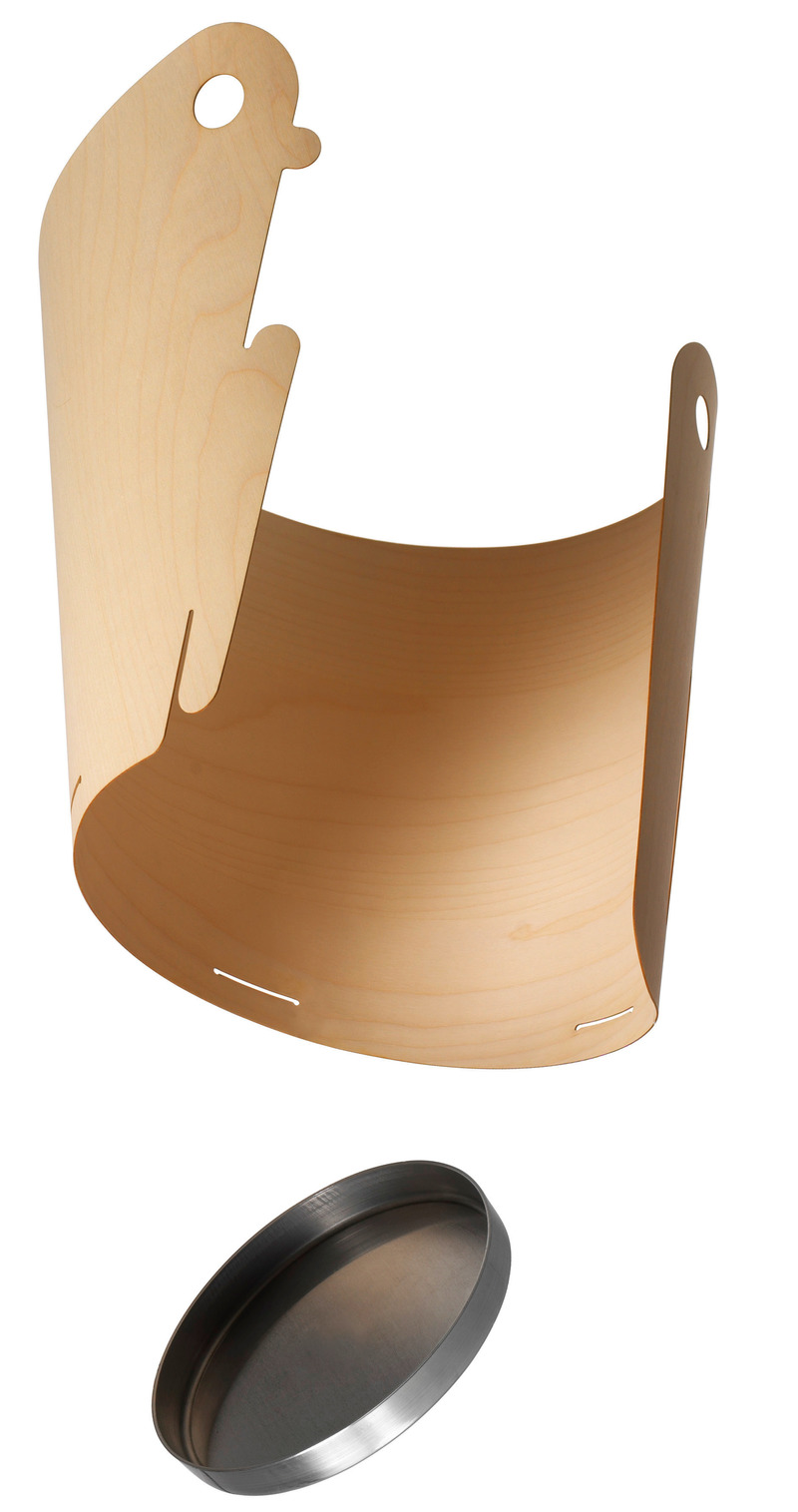 Dossier de presse | 4232-16 - Communiqué de presse | Zilio A&C’s Intelligent, Refined, and Sustainable Design Offers Perfect Ideas for the Upcoming Holidays - Zilio A&C - Produit - DOVE, Waste paper basket by Tomoko Azumi - Crédit photo : Courtesy Zilio A&amp;C