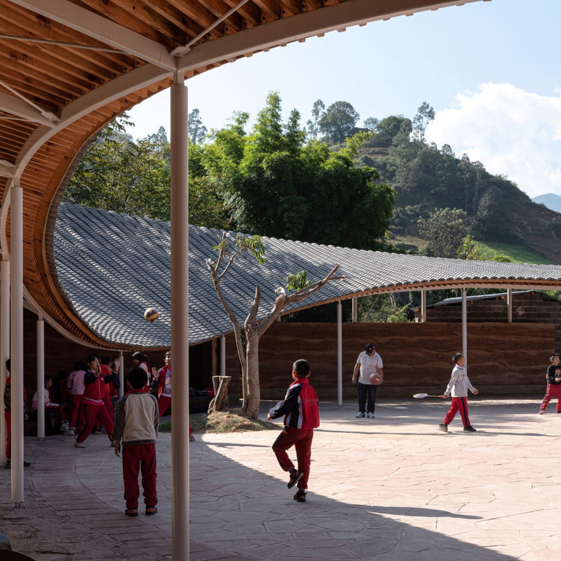 Dossier de presse | 4709-01 - Communiqué de presse | Dezeen Awards 2022 Announces World's Best Buildings Across Architecture Categories - Dezeen - Concours - Yong'an Village Community Hub, Liuyang City, China, by Tongji University and Archi-union Architects - Crédit photo : Tongji University and Archi-union Architects