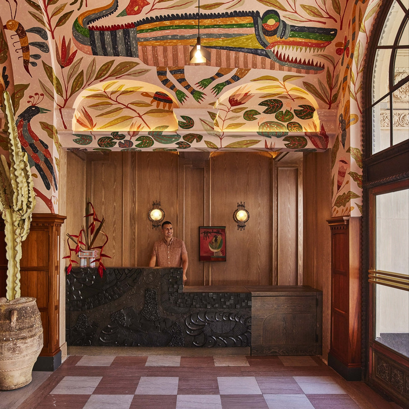 Dossier de presse | 4709-02 - Communiqué de presse | Dezeen Awards 2022 Reveals World's Best Interiors Across Interiors Categories - Dezeen - Concours - Downtown LA Proper Hotel by Kelly Wearstler Studio - Crédit photo : Kelly Wearstler Studio