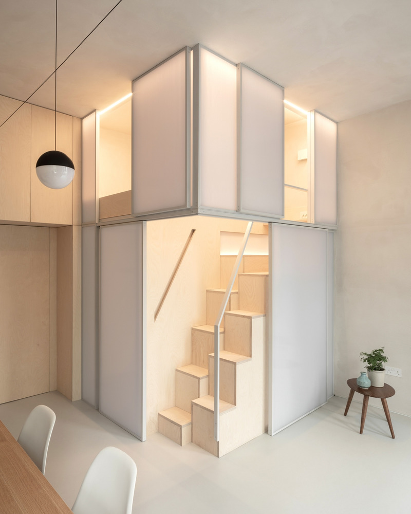 Dossier de presse | 4709-02 - Communiqué de presse | Dezeen Awards 2022 Reveals World's Best Interiors Across Interiors Categories - Dezeen - Concours - Shoji Apartment by Proctor and Shaw - Crédit photo : Proctor and Shaw