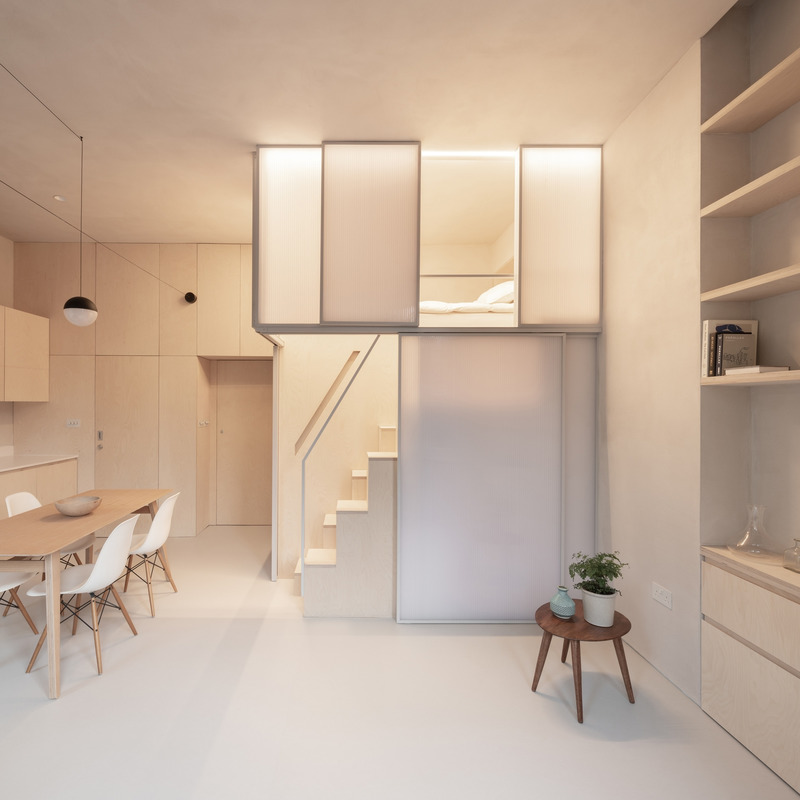 Dossier de presse | 4709-02 - Communiqué de presse | Dezeen Awards 2022 Reveals World's Best Interiors Across Interiors Categories - Dezeen - Concours - Shoji Apartment by Proctor and Shaw - Crédit photo :  Proctor and Shaw 