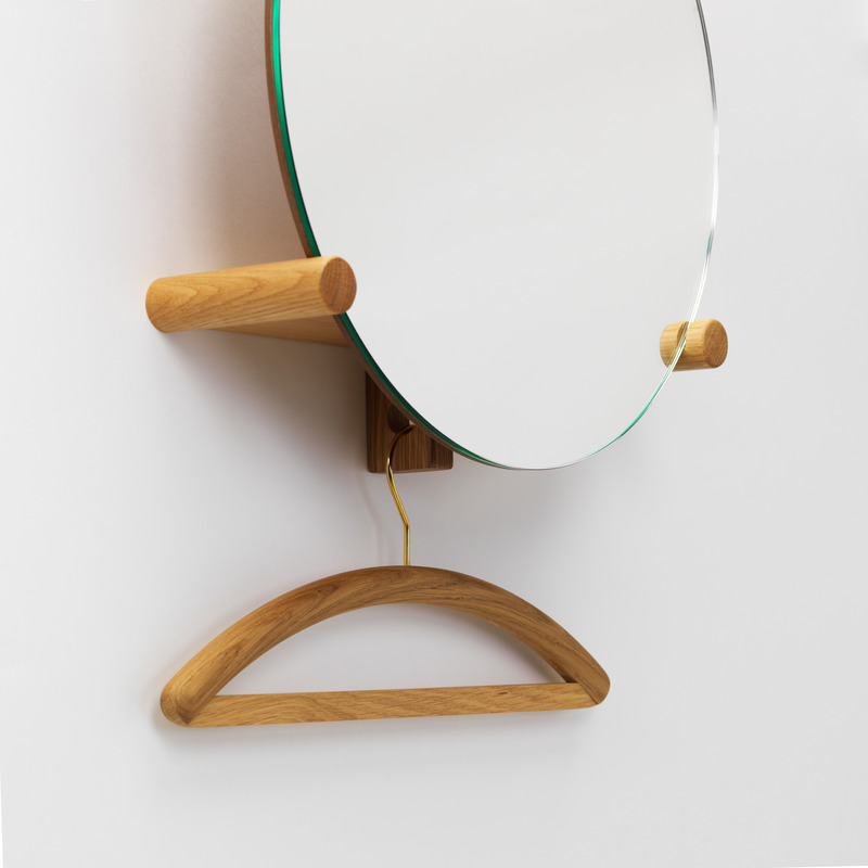 Dossier de presse | 4232-16 - Communiqué de presse | Zilio A&C’s Intelligent, Refined, and Sustainable Design Offers Perfect Ideas for the Upcoming Holidays - Zilio A&C - Produit - JUNE, wall-mounted mirror by Simon Kämpfer - Crédit photo : Credits Matevz-Paternoster