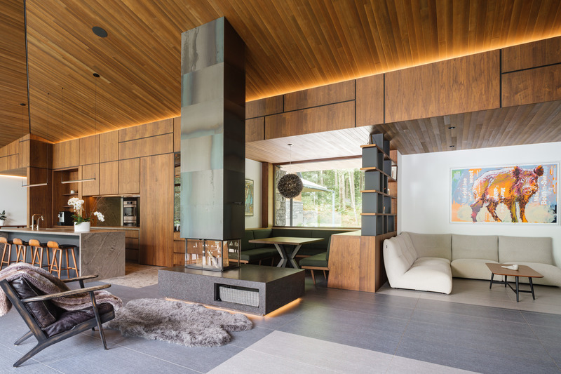 Press kit | 880-17 - Press release | Memphremagog Lake Residence - MU Architecture - Residential Architecture - Photo credit: Ulysse Lemerise Bouchard