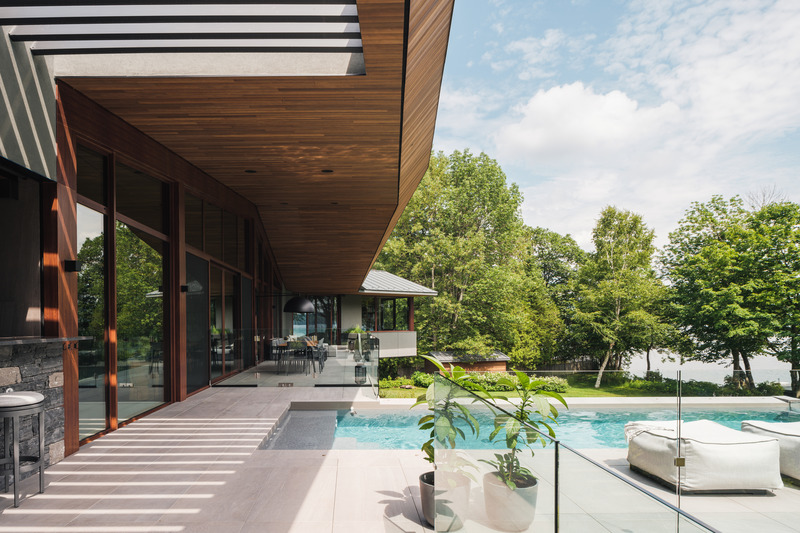 Press kit | 880-17 - Press release | Memphremagog Lake Residence - MU Architecture - Residential Architecture - Photo credit: Ulysse Lemerise Bouchard