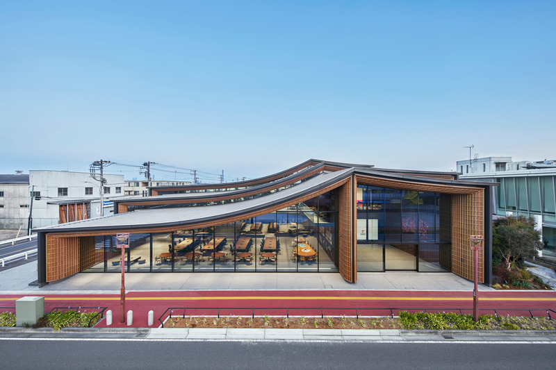Dossier de presse | 1955-02 - Communiqué de presse | The Office Inspired by Woven Fabrics - Hiroshi Nakamura & NAP, Takenaka Corporation - Architecture commerciale - Crédit photo : Koji Fujii / TOREAL