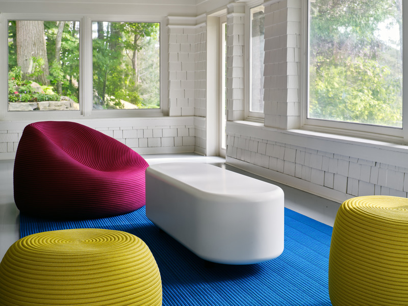 Dossier de presse | 2942-03 - Communiqué de presse | Muskoka Cottage - Reigo & Bauer - Design d’intérieur résidentiel - Custom Outdoor Table<br> - Crédit photo : Doublespace Photography