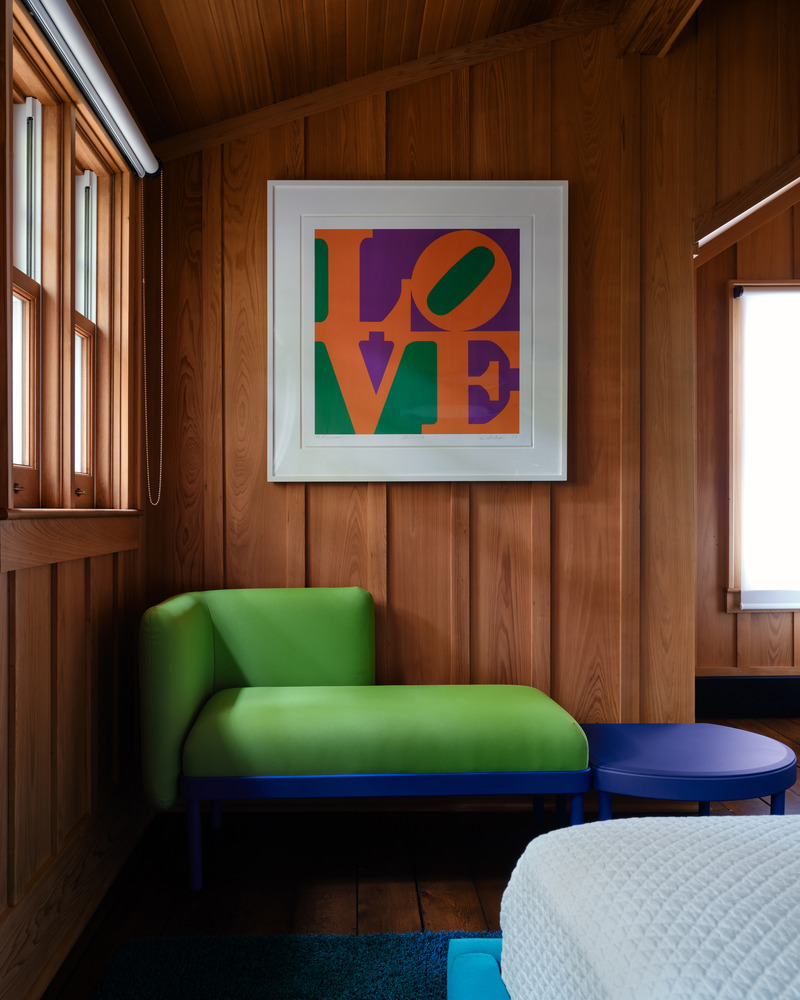 Dossier de presse | 2942-03 - Communiqué de presse | Muskoka Cottage - Reigo & Bauer - Design d’intérieur résidentiel - Green Room<br> - Crédit photo : Doublespace Photography