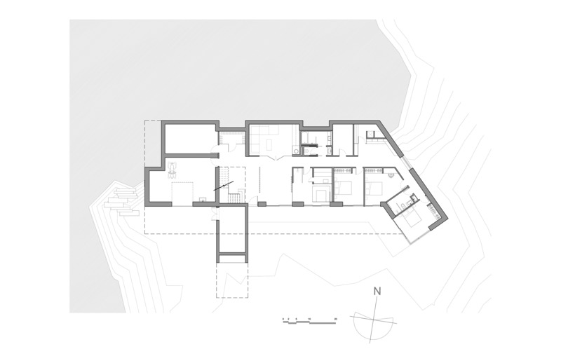 Press kit | 880-17 - Press release | Memphremagog Lake Residence - MU Architecture - Residential Architecture - Garden Level - Photo credit: MU Architecture