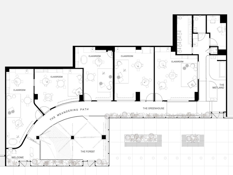 Dossier de presse | 5897-03 - Communiqué de presse | Wonderforest Nature Preschool - Palette Architecture - Architecture institutionnelle - Crédit photo : Palette Architecture PLLC