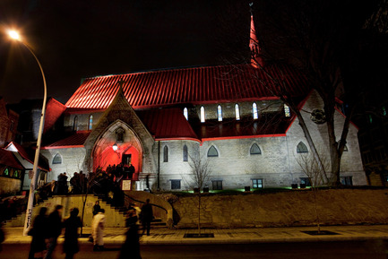 Press kit | 621-15 - Press release | Lightemotion celebrates ten years of international success - Lightemotion - Lighting Design - Église St-John the Evangelist /St-John the Evangelist church     - Photo credit: Martine Doyon 