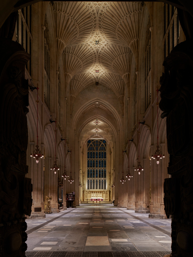 Press kit | 661-72 - Press release | Day Two Winners of WAF 2022 International Architectural Awards Announced - World Architecture Festival (WAF) - Competition - Bath Abbey Footprint Project by Feilden Clegg Bradley Studios - Photo credit: James Newton Photographs