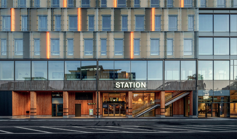Press kit | 661-72 - Press release | Day Two Winners of WAF 2022 International Architectural Awards Announced - World Architecture Festival (WAF) - Competition - Växjö train station and town hall by Sweco Architects  - Photo credit: © Felix Gerlach