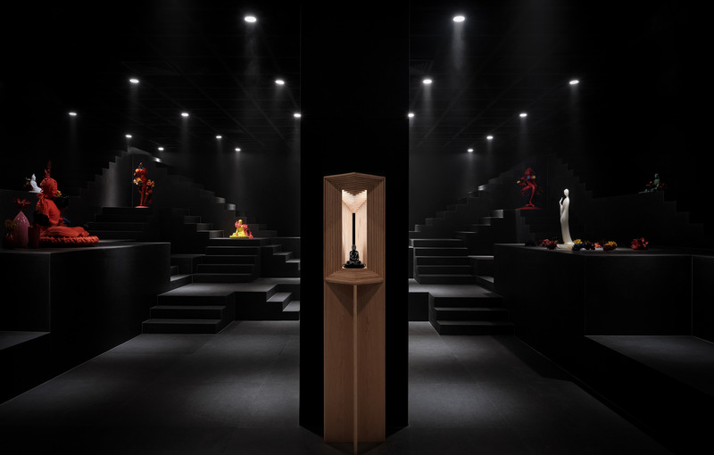 Press kit | 661-72 - Press release | Day Two Winners of WAF 2022 International Architectural Awards Announced - World Architecture Festival (WAF) - Competition - VOID-Exhibition Space Design for Buddha Sculptor by TEAM_BLDG  - Photo credit: Jonathan Leijonhufvud