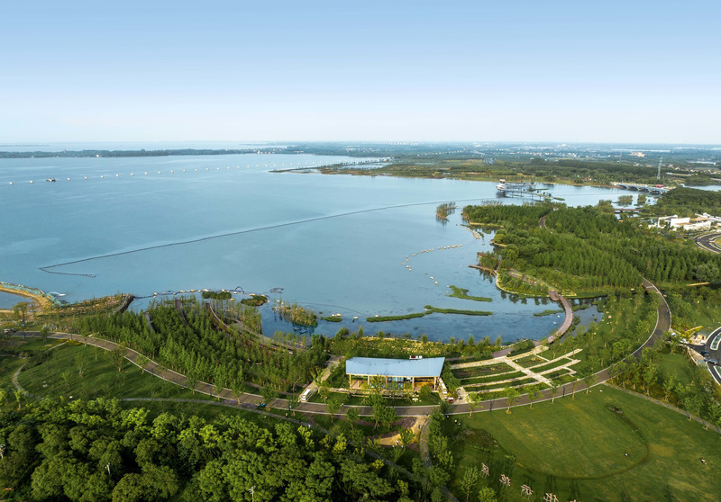 Press kit | 6580-01 - Press release | Suzhou Huanyuandang Ecological Restoration and Shoreline Linkage Project - Tus-Design Group Co.,Ltd - Landscape Architecture -  Aerial view-the whole area - Photo credit: <p class="">Tus-Design Group Co.,Ltd</p>