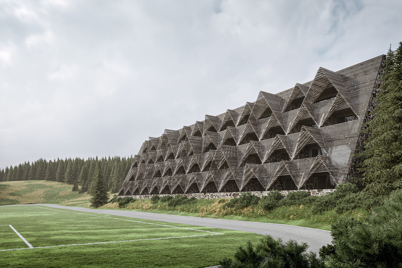 Dossier de presse | 3053-03 - Communiqué de presse | Hotel Natura Extension - ENOTA - Architecture commerciale - Hotel Natura Extension - Crédit photo : visualizations: Spacer
