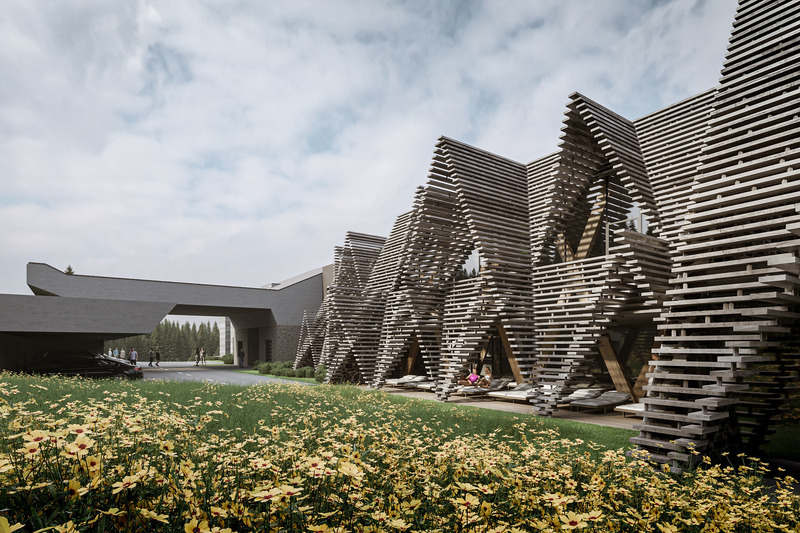 Dossier de presse | 3053-03 - Communiqué de presse | Hotel Natura Extension - ENOTA - Architecture commerciale - Hotel Natura Extension - Crédit photo : visualizations: Spacer