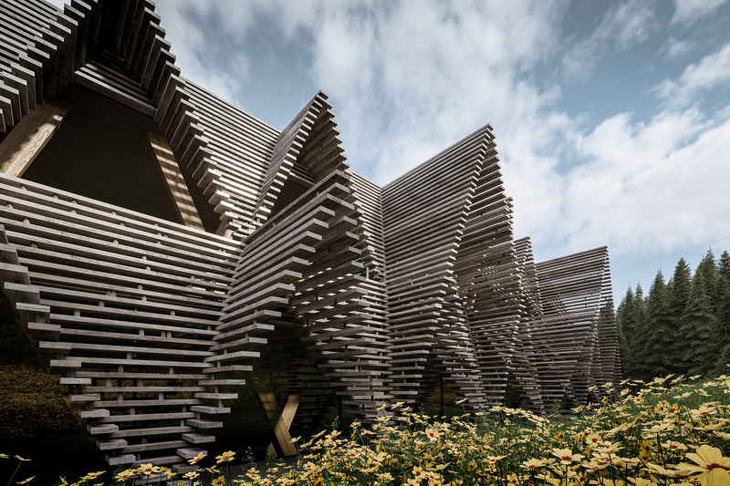 Dossier de presse | 3053-03 - Communiqué de presse | Hotel Natura Extension - ENOTA - Architecture commerciale - Hotel Natura Extension - Crédit photo : visualizations: Spacer