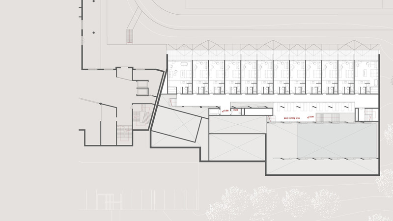 Dossier de presse | 3053-03 - Communiqué de presse | Hotel Natura Extension - ENOTA - Architecture commerciale - Hotel Natura Extension - 2nd floor plan - Crédit photo : ENOTA