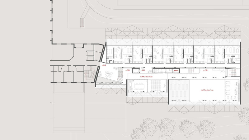 Dossier de presse | 3053-03 - Communiqué de presse | Hotel Natura Extension - ENOTA - Architecture commerciale - Hotel Natura Extension - 4th floor plan - Crédit photo : ENOTA