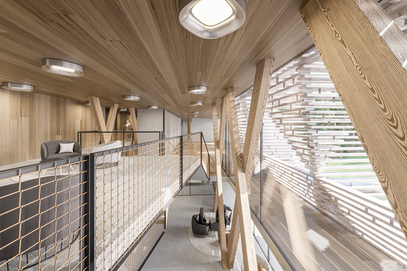 Dossier de presse | 3053-03 - Communiqué de presse | Hotel Natura Extension - ENOTA - Architecture commerciale - Hotel Natura Extension - public - Crédit photo : visualizations: Spacer