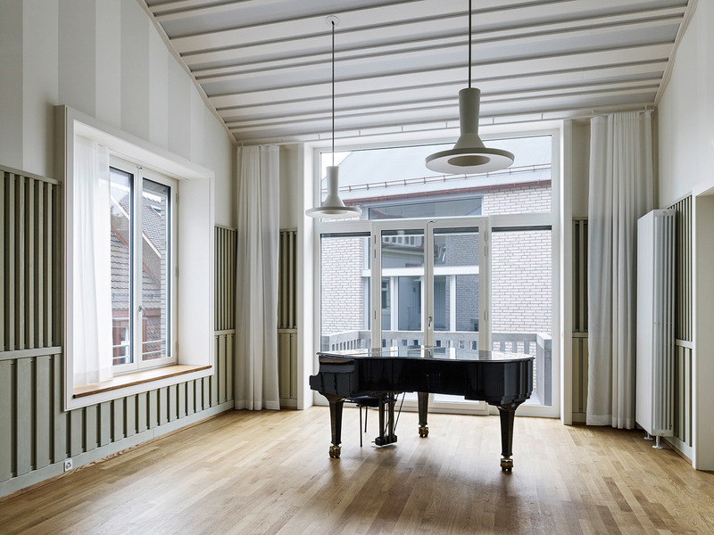 Dossier de presse | 2295-01 - Communiqué de presse | Jazz Campus - Buol&Zünd - Architecture institutionnelle - rehearsalroom - Crédit photo : Georg Aerni