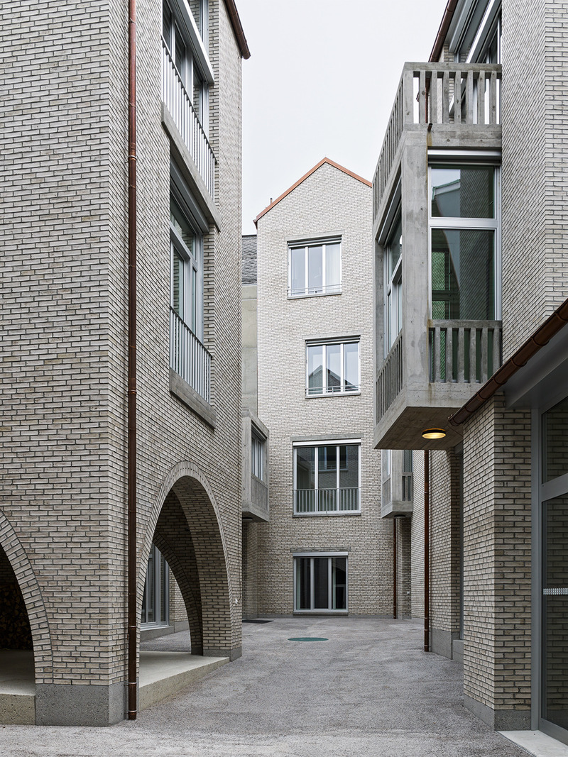 Dossier de presse | 2295-01 - Communiqué de presse | Jazz Campus - Buol&Zünd - Architecture institutionnelle - courtyard - Crédit photo : Georg Aerni