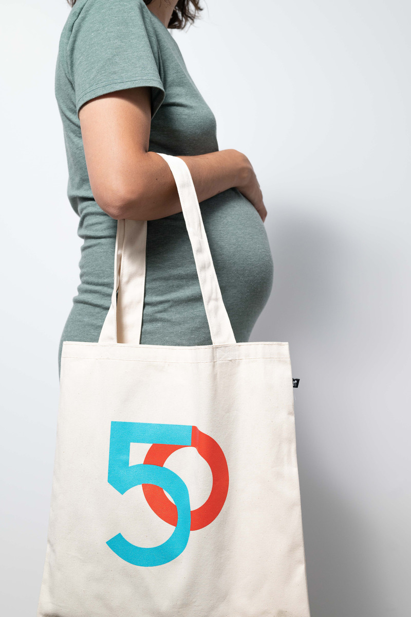 Press kit | 1387-10 - Press release | 50 Years, 500+ Pages - NEUF architect(e)s - Event + Exhibition - Tote bag created for the NEUF50 campaign - Photo credit: NEUF architect(e)s