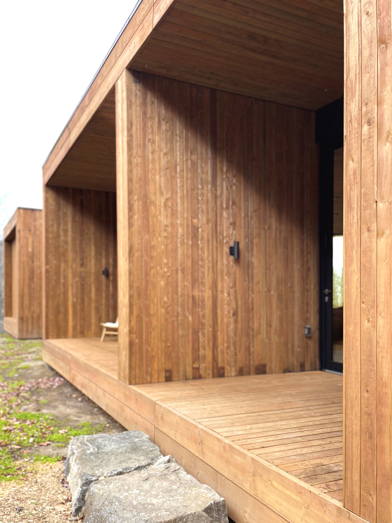 Dossier de presse | 6639-01 - Communiqué de presse | La Cadrée Perchée : En interaction constante avec la nature - L'Empreinte Design Architecture - Architecture résidentielle - Crédit photo : Pier-Olivier Lepage