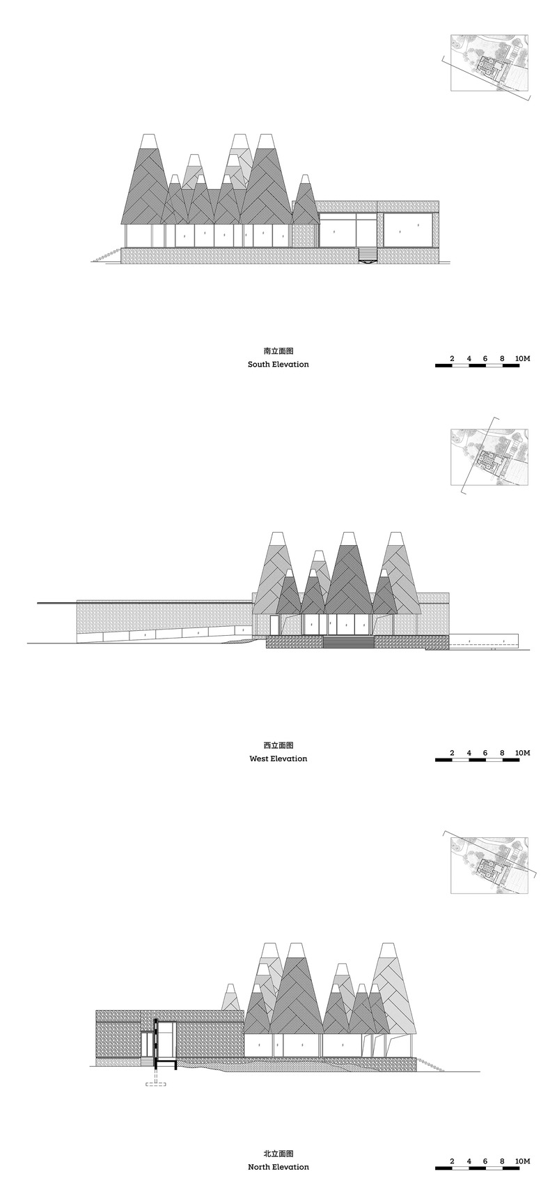 Dossier de presse | 3524-01 - Communiqué de presse | Restaurant of Metasequoia Grove - GOA (Group of Architects) - Architecture commerciale - Elevations - Crédit photo : ©GOA