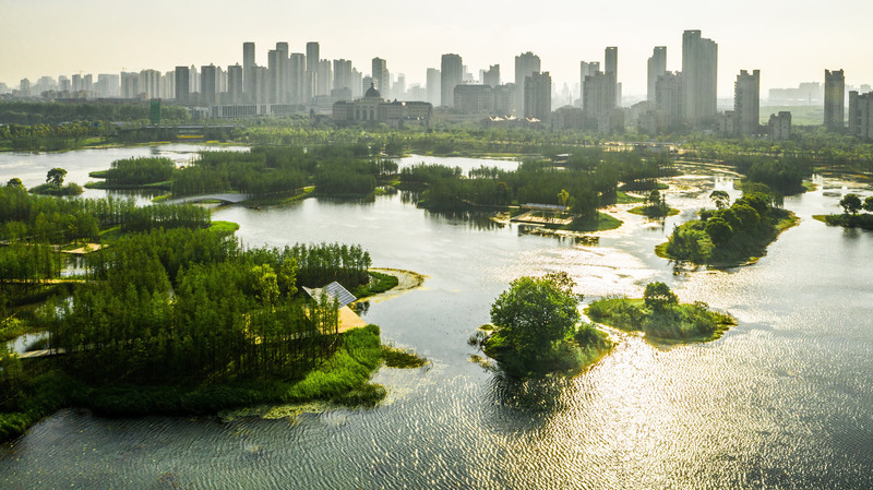Dossier de presse | 2696-03 - Communiqué de presse | A Floating Forest: Fish Tail Park in Nanchang City - Turenscape - Architecture de paysage - <p>In just three years and at a modest budget, the former urban dump and abandoned fish farm was transformed into a floating forest providing holistic ecosystems services, and has become one of the most-visited urban parks in the region.</p> <span></span>  - Crédit photo : Turenscape