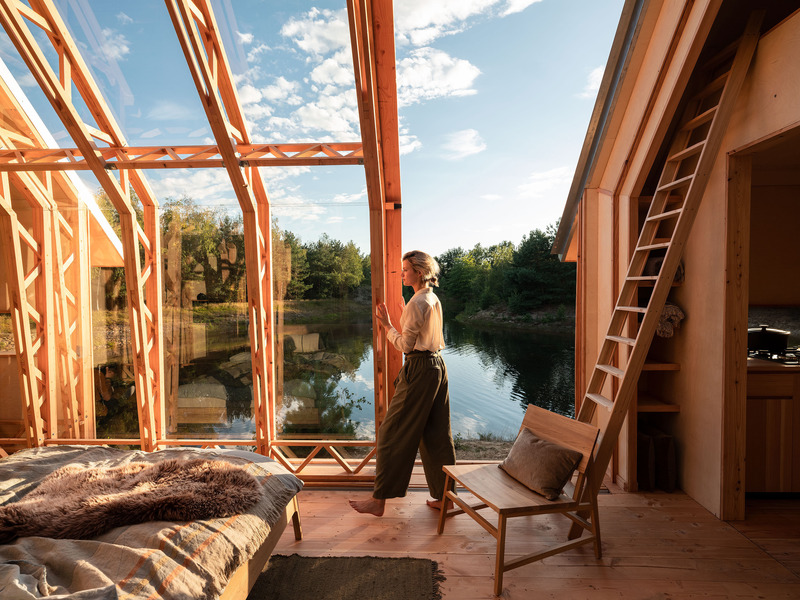 Press kit | 5648-02 - Press release | ANNA Stay Becomes World Hotel Building of the Year 2022 at the World Architecture Festival (WAF) - Cabin ANNA - Lifestyle - Photo credit: Jorrit 't Hoen 