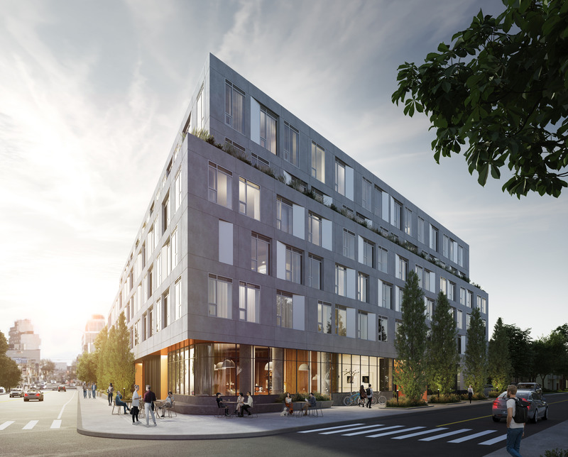 Dossier de presse | 865-57 - Communiqué de presse | Le premier immeuble résidentiel carboneutre de l’Ontario verra le jour à Kingston - ENFORM Architects en collaboration avec Lemay - Architecture résidentielle - Façade - Crédit photo : Lemay