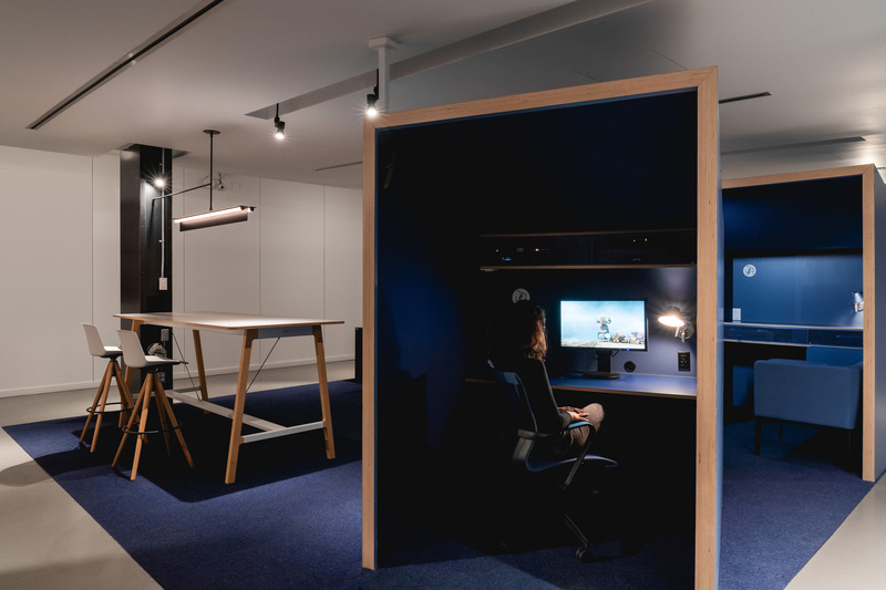 Dossier de presse | 5794-02 - Communiqué de presse | Revitalisation de la Médiathèque Guy-L.Côté par Inscape le Studio - Inscape le studio - Design d’intérieur commercial - Zone silencieuse - Mattebox - Crédit photo : Raphaël Thibodeau