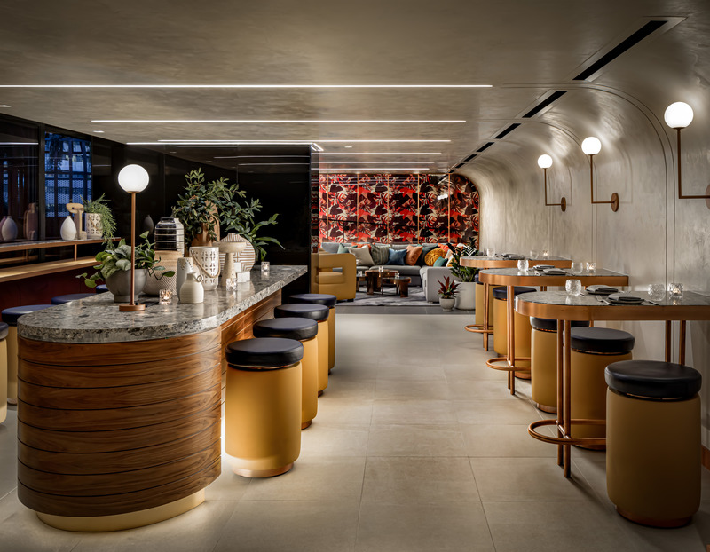 Press kit | 1303-16 - Press release | Sid Lee Architecture Pulls Back the Curtain on the Interior Design of Toronto’s New W Hotel - Sid Lee Architecture - Commercial Interior Design -  SKYLIGHT Rooftop Bar and Restaurant  - Photo credit: Brandon Barré