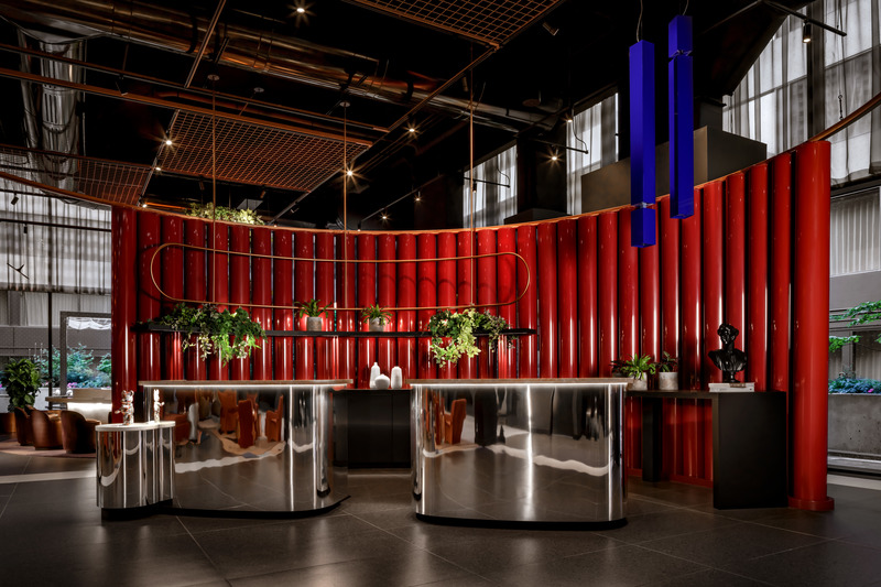 Press kit | 1303-16 - Press release | Sid Lee Architecture Pulls Back the Curtain on the Interior Design of Toronto’s New W Hotel - Sid Lee Architecture - Commercial Interior Design - Living Room - Photo credit: Brandon Barré