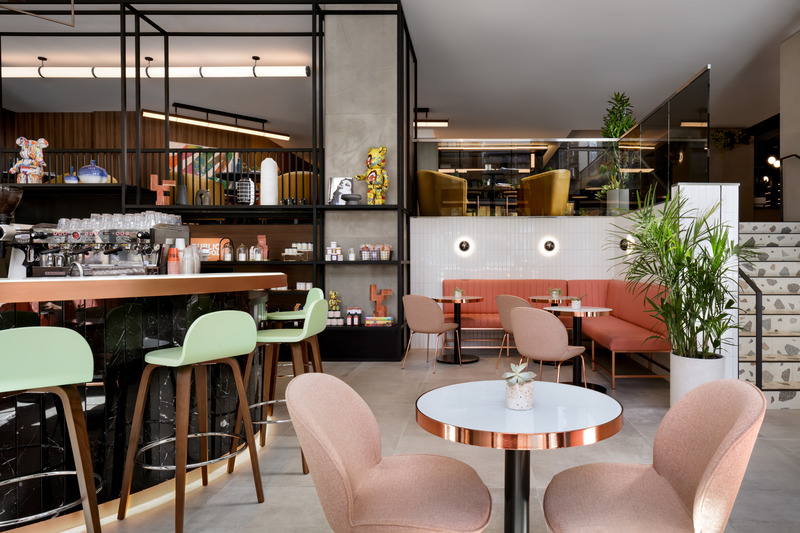 Press kit | 1303-16 - Press release | Sid Lee Architecture Pulls Back the Curtain on the Interior Design of Toronto’s New W Hotel - Sid Lee Architecture - Commercial Interior Design -  PUBLIC SCHOOL Coffeehouse, Kitchen and Bar  - Photo credit: Brandon Barré