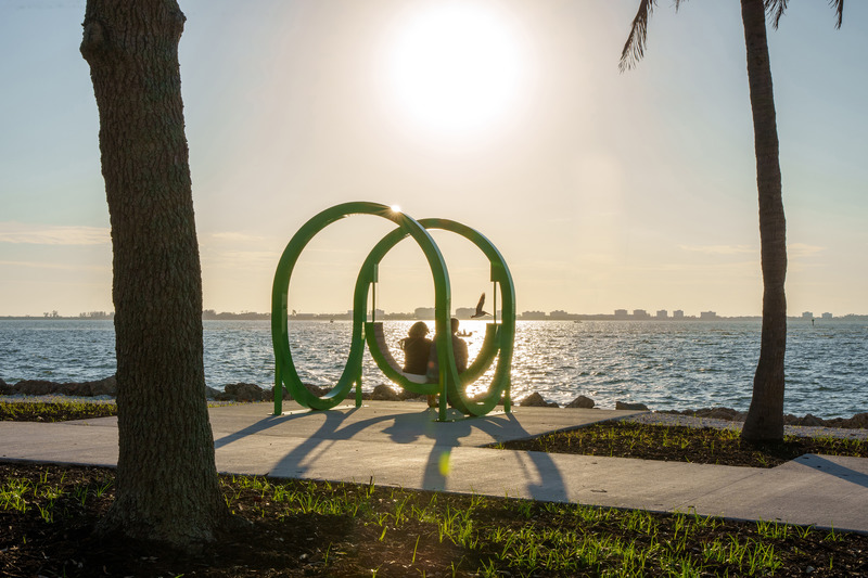 Press kit | 5595-06 - Press release | A Series of Playable Art Installations Activate Revitalized Waterfront Park - The Urban Conga - Art - Photo credit: Christopher Brickman 
