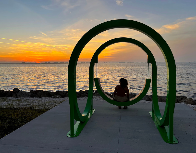 Press kit | 5595-06 - Press release | A Series of Playable Art Installations Activate Revitalized Waterfront Park - The Urban Conga - Art - Photo credit: Ryan Swanson
