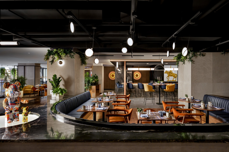 Press kit | 1303-16 - Press release | Sid Lee Architecture Pulls Back the Curtain on the Interior Design of Toronto’s New W Hotel - Sid Lee Architecture - Commercial Interior Design - PUBLIC SCHOOL Coffeehouse, Kitchen and Bar - Photo credit: Brandon Barré
