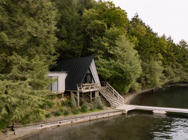 Dossier de presse | 5891-01 - Communiqué de presse | Chalet_A - Matière Première Architecture - Architecture résidentielle - Crédit photo : Ian Balmorel