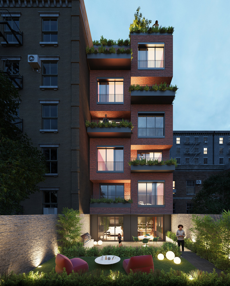 Press kit | 6803-01 - Press release | Opera169 - ADAT - Residential Architecture - Opera169, rear view with garden - Photo credit: ADAT