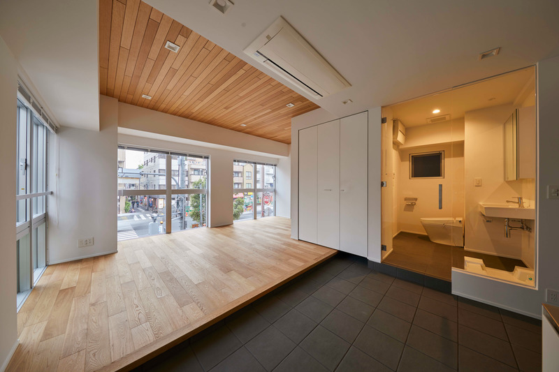 Dossier de presse | 6591-01 - Communiqué de presse | KIBA Tokyo Residence - SAKAE Architects & Engineers - Architecture résidentielle -  2FL: Type A (Single-dweller residences)  - Crédit photo : Koji Fujii