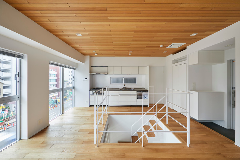 Dossier de presse | 6591-01 - Communiqué de presse | KIBA Tokyo Residence - SAKAE Architects & Engineers - Architecture résidentielle -  4FL: Type B (Housing for couples)  - Crédit photo : Koji Fujii