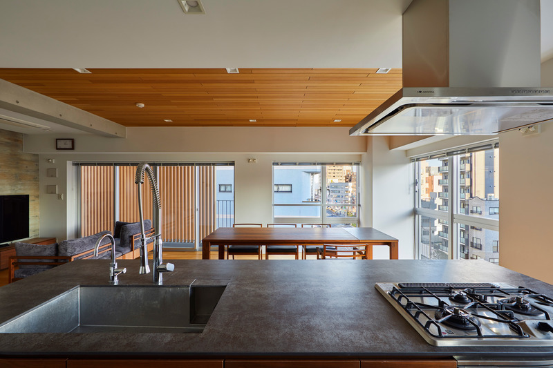 Dossier de presse | 6591-01 - Communiqué de presse | KIBA Tokyo Residence - SAKAE Architects & Engineers - Architecture résidentielle -  6FL: Type C (Accommodations for families with children)  - Crédit photo : Koji Fujii