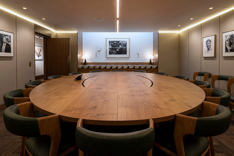 Dossier de presse | 5888-01 - Communiqué de presse | BAFTA Headquarters - Benedetti Architects - Architecture institutionnelle -  BAFTA Boardroom  - Crédit photo : James Newton