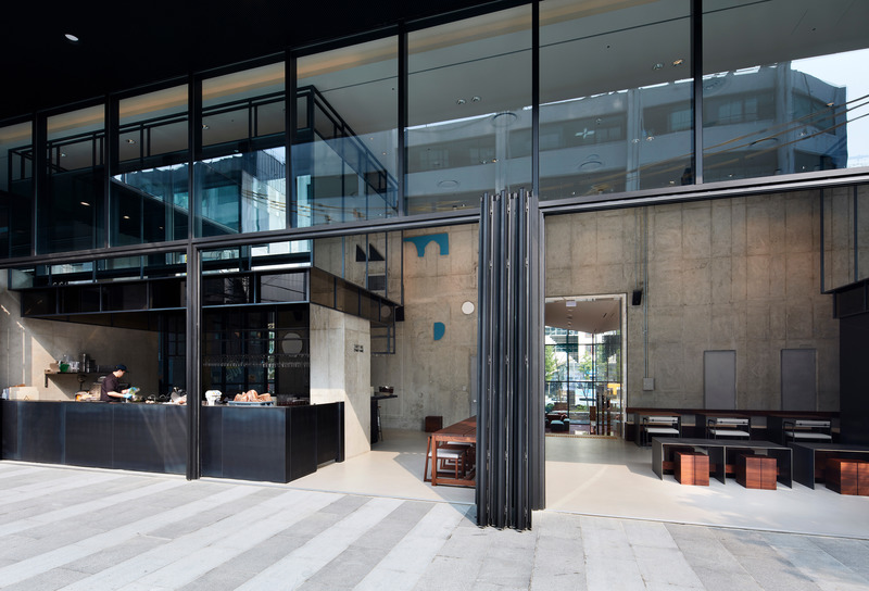 Press kit | 6576-02 - Press release | SCAAA Skillfully Aligns Critical Thinking and Creativity with Commerce - SCAAA - Commercial Architecture - <p class="">RYSE:  The inviting open-air café with connected passageway is an elegant and thoughtful design solution to re-directing the pedestrian flow that previously bypassed the site. </p> - Photo credit: <p class="">Kim YongKwan </p><p class="">@yongkwankim_photo</p>