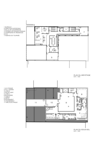 Dossier de presse | 567-05 - Communiqué de presse | Théâtre la Licorne - Les architectes FABG - Architecture institutionnelle