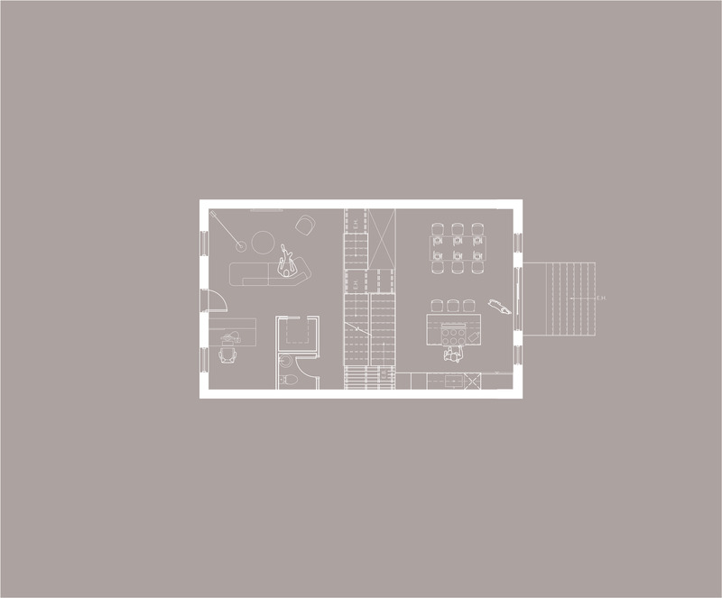 Dossier de presse | 1215-13 - Communiqué de presse | La résidence St-Gérard - ISSASTUDIO - Design d’intérieur résidentiel - Niveaux 1 et 2 - Crédit photo : Issadesign
