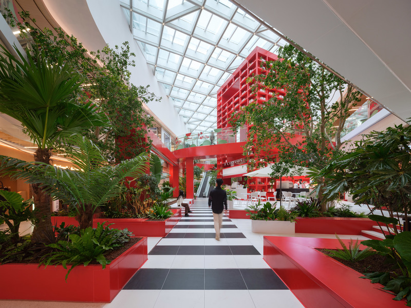 Press kit | 3565-14 - Press release | Qingdao Future City — the Fantastic Jungle - CLOU architects - Commercial Interior Design - Photo credit: Zhu Runzi
